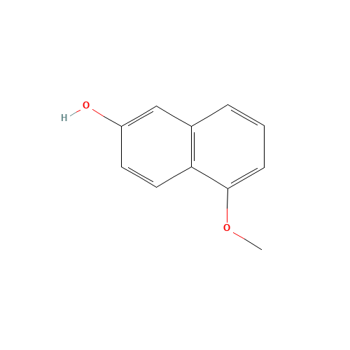 5-methoxynaphthalen-2-ol (CAS: 150712-57-5) - Chemical Structure and Molecular Formula 