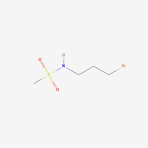 N-(3-bromopropyl)methanesulfonamide (CAS: 63132-77-4) - Chemical Structure and Molecular Formula 