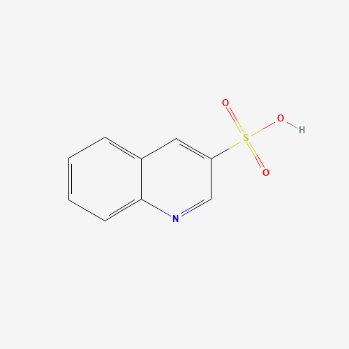 quinoline-3-sulfonic acid (CAS: 6046-41-9) - Chemical Structure and Molecular Formula 