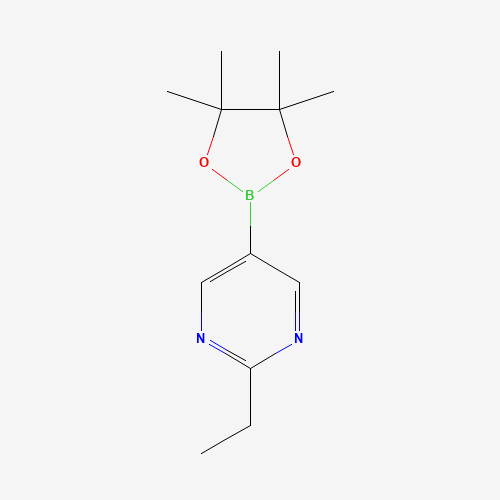 2-ethyl-5-(4,4,5,5-tetramethyl-1,3,2-dioxaborolan-2-yl)pyrimidine (CAS: 1235450-87-9) - Related Chemical Product