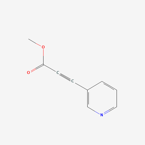 methyl 3-pyridin-3-ylprop-2-ynoate (CAS: 78584-30-2) - Chemical Structure and Molecular Formula 