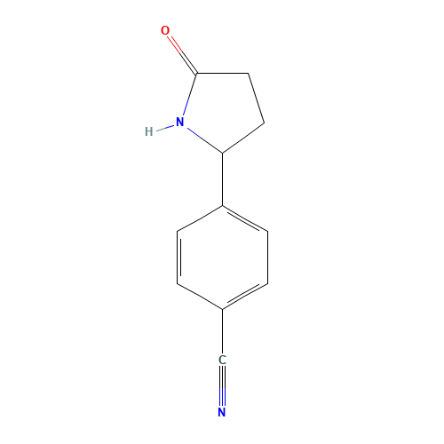 4-(5-oxopyrrolidin-2-yl)benzonitrile (CAS: 339087-31-9) - Related Chemical Product