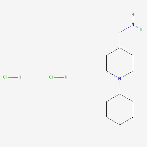 (1-cyclohexylpiperidin-4-yl)methanamine;dihydrochloride (CAS: 1197227-90-9) - Chemical Structure and Molecular Formula 