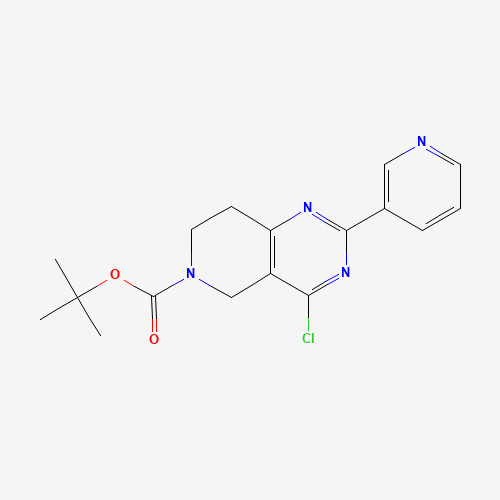 tert-butyl 4-chloro-2-pyridin-3-yl-7,8-dihydro-5H-pyrido[4,3-d]pyrimidine-6-carboxylate (CAS: 1211515-33-1) - Related Chemical Product
