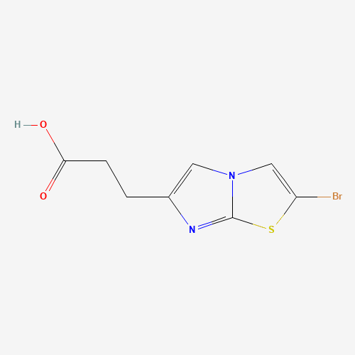 3-(2-bromoimidazo[2,1-b][1,3]thiazol-6-yl)propanoic acid (CAS: 1187884-13-4) - Related Chemical Product