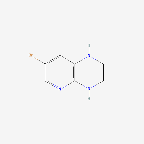 7-bromo-1,2,3,4-tetrahydropyrido[2,3-b]pyrazine (CAS: 52333-31-0) - Chemical Structure and Molecular Formula 