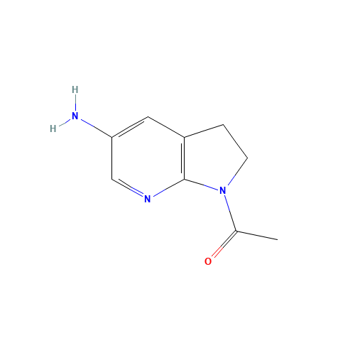 1-(5-amino-2,3-dihydropyrrolo[2,3-b]pyridin-1-yl)ethanone (CAS: 1173654-80-2) - Related Chemical Product
