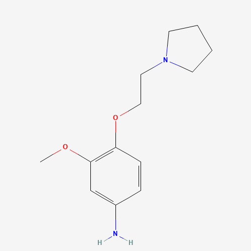 3-methoxy-4-(2-pyrrolidin-1-ylethoxy)aniline (CAS: 394248-90-9) - Related Chemical Product