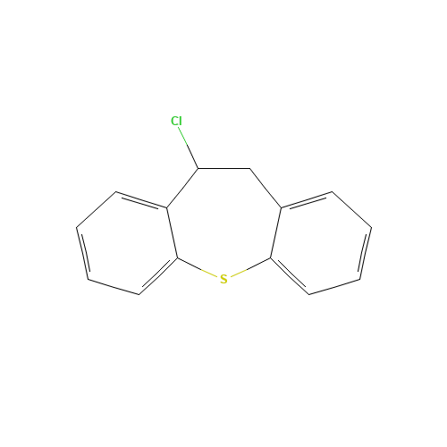5-chloro-5,6-dihydrobenzo[b][1]benzothiepine (CAS: 1725-32-2) - Chemical Structure and Molecular Formula 