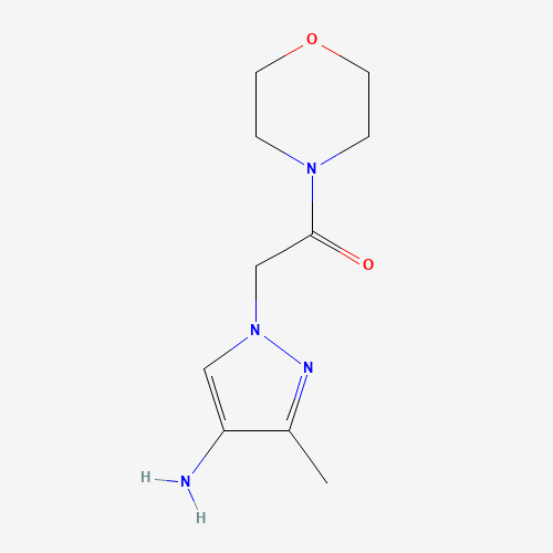 2-(4-amino-3-methylpyrazol-1-yl)-1-morpholin-4-ylethanone (CAS: 1257553-54-0) - Related Chemical Product
