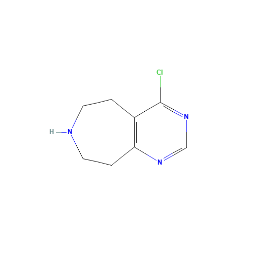 4-chloro-6,7,8,9-tetrahydro-5H-pyrimido[4,5-d]azepine (CAS: 1057338-28-9) - Related Chemical Product
