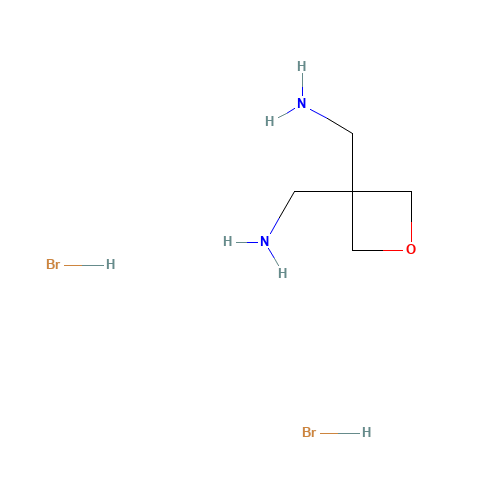 [3-(aminomethyl)oxetan-3-yl]methanamine;dihydrobromide (CAS: 93169-36-9) - Chemical Structure and Molecular Formula 