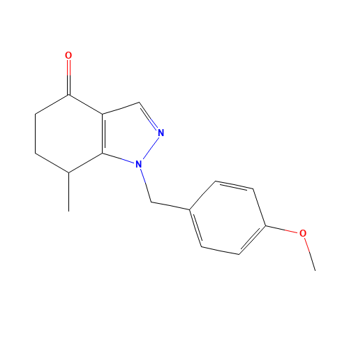 1-[(4-methoxyphenyl)methyl]-7-methyl-6,7-dihydro-5H-indazol-4-one (CAS: 1355249-08-9) - Related Chemical Product