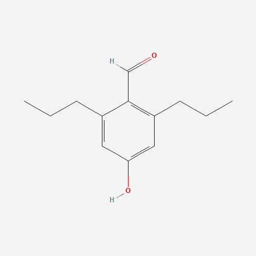 4-hydroxy-2,6-dipropylbenzaldehyde (CAS: 1360919-80-7) - Chemical Structure and Molecular Formula 