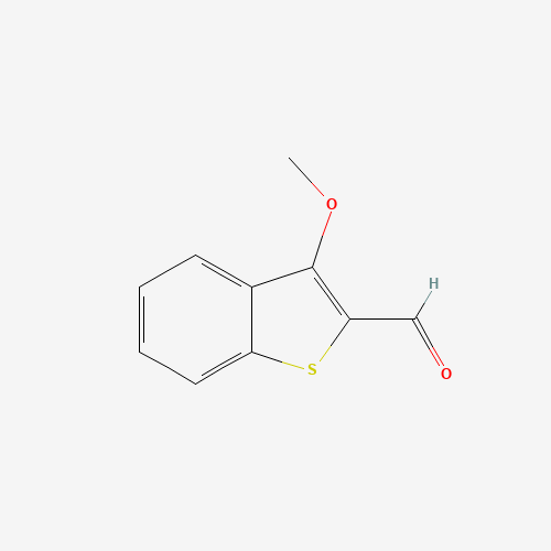 3-methoxy-1-benzothiophene-2-carbaldehyde (CAS: 14006-51-0) - Chemical Structure and Molecular Formula 