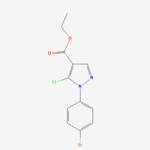 ethyl 1-(4-bromophenyl)-5-chloropyrazole-4-carboxylate (CAS: 98475-72-0) - Related Chemical Product