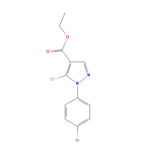 ethyl 1-(4-bromophenyl)-5-chloropyrazole-4-carboxylate (CAS: 98475-72-0) - Related Chemical Product