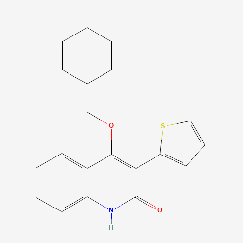 4-(cyclohexylmethoxy)-3-thiophen-2-yl-1H-quinolin-2-one (CAS: 1263051-28-0) - Related Chemical Product