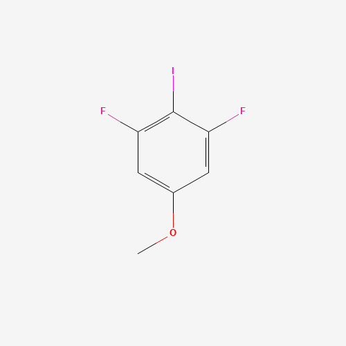 1,3-difluoro-2-iodo-5-methoxybenzene (CAS: 1140622-69-0) - Chemical Structure and Molecular Formula 