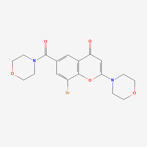 8-bromo-6-(morpholine-4-carbonyl)-2-morpholin-4-ylchromen-4-one (CAS: 1403458-67-2) - Related Chemical Product