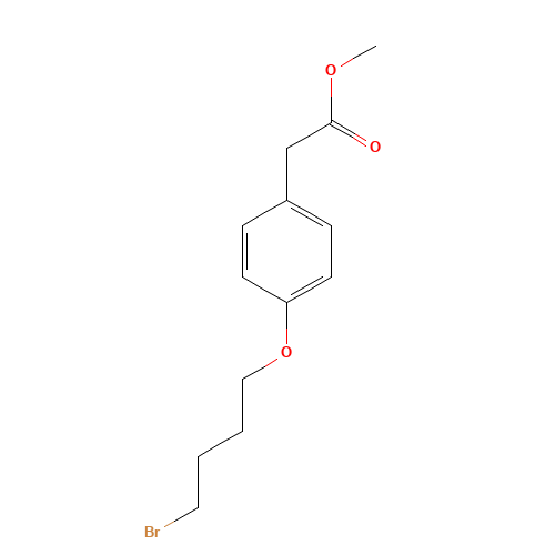 methyl 2-[4-(4-bromobutoxy)phenyl]acetate (CAS: 187341-93-1) - Related Chemical Product