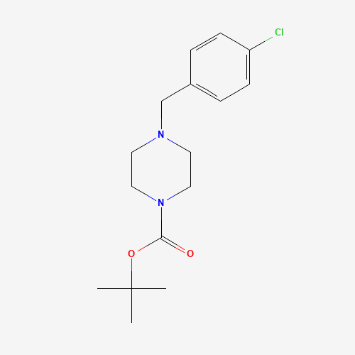 tert-butyl 4-[(4-chlorophenyl)methyl]piperazine-1-carboxylate (CAS: 77290-30-3) - Related Chemical Product