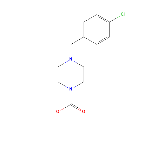 tert-butyl 4-[(4-chlorophenyl)methyl]piperazine-1-carboxylate (CAS: 77290-30-3) - Related Chemical Product