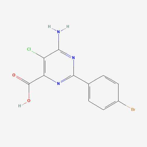 6-amino-2-(4-bromophenyl)-5-chloropyrimidine-4-carboxylic acid (CAS: 858955-68-7) - Related Chemical Product