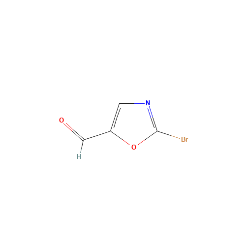 2-bromo-1,3-oxazole-5-carbaldehyde (CAS: 1092352-00-5) - Chemical Structure and Molecular Formula 