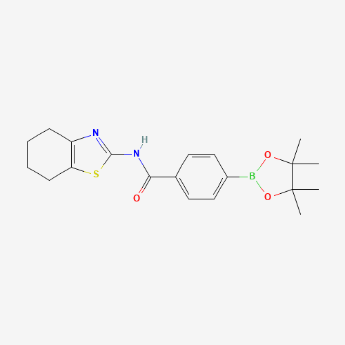 N-(4,5,6,7-tetrahydro-1,3-benzothiazol-2-yl)-4-(4,4,5,5-tetramethyl-1,3,2-dioxaborolan-2-yl)benzamide (CAS: 1419221-31-0) - Related Chemical Product
