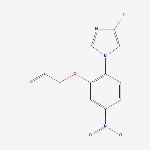 4-chloro-1-(4-nitro-2-prop-2-enoxyphenyl)imidazole (CAS: 1356009-06-7) - Related Chemical Product