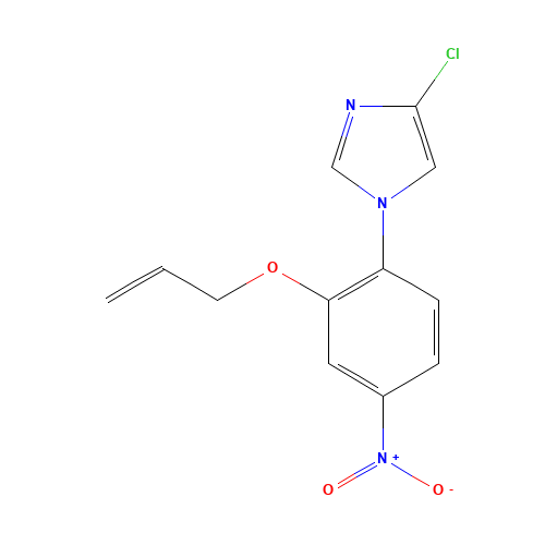 4-chloro-1-(4-nitro-2-prop-2-enoxyphenyl)imidazole (CAS: 1356009-06-7) - Related Chemical Product