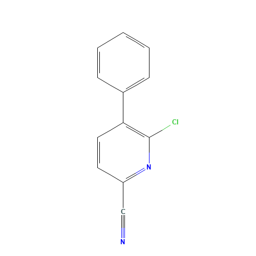 6-chloro-5-phenylpyridine-2-carbonitrile (CAS: 130879-48-0) - Related Chemical Product