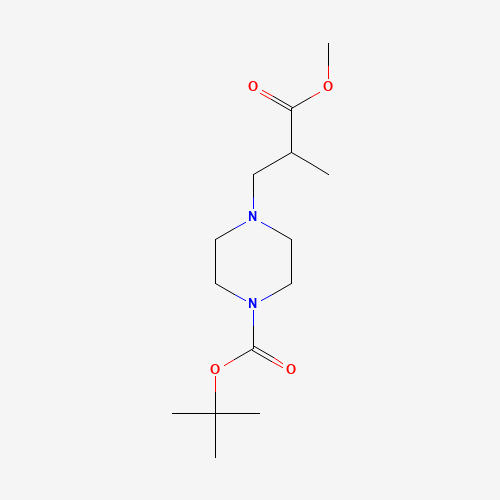 tert-butyl 4-(3-methoxy-2-methyl-3-oxopropyl)piperazine-1-carboxylate (CAS: 886366-38-7) - Related Chemical Product