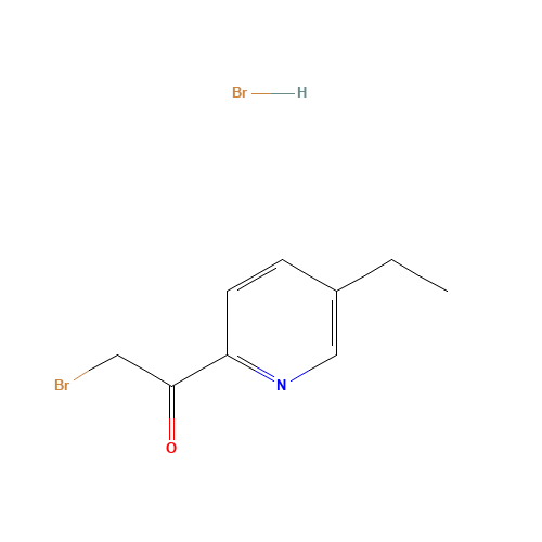 2-bromo-1-(5-ethylpyridin-2-yl)ethanone;hydrobromide (CAS: 1359827-42-1) - Related Chemical Product