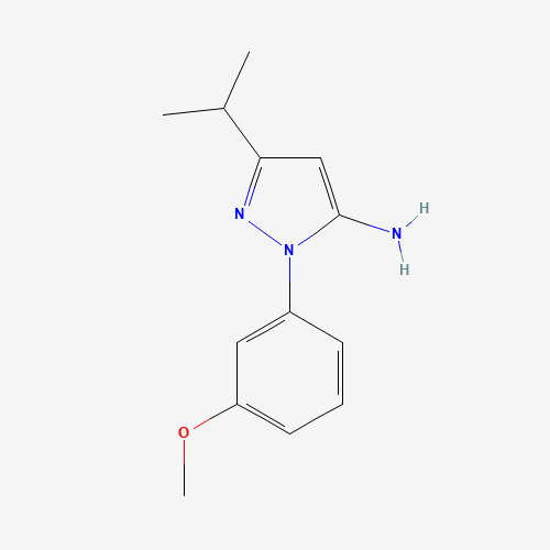 2-(3-methoxyphenyl)-5-propan-2-ylpyrazol-3-amine (CAS: 946170-62-3) - Related Chemical Product
