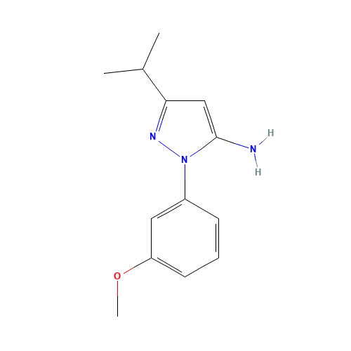 2-(3-methoxyphenyl)-5-propan-2-ylpyrazol-3-amine (CAS: 946170-62-3) - Related Chemical Product