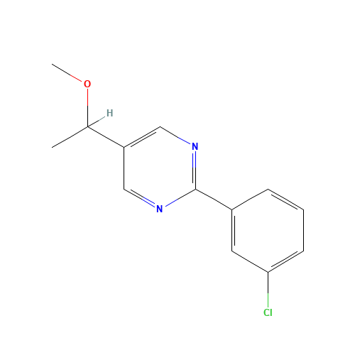 2-(3-chlorophenyl)-5-(1-methoxyethyl)pyrimidine (CAS: 1314390-22-1) - Related Chemical Product