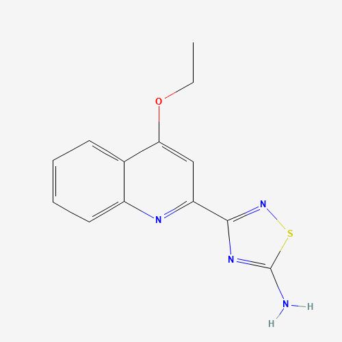 3-(4-ethoxyquinolin-2-yl)-1,2,4-thiadiazol-5-amine (CAS: 1179360-06-5) - Related Chemical Product