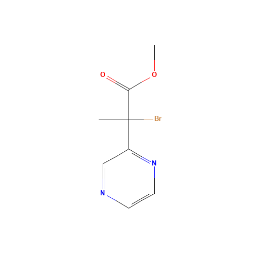 methyl 2-bromo-2-pyrazin-2-ylpropanoate (CAS: 1350855-44-5) - Related Chemical Product
