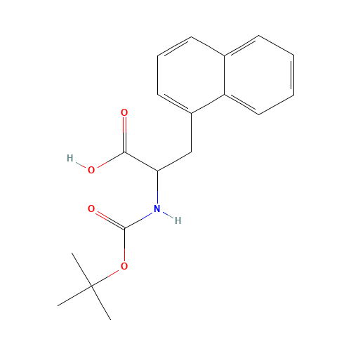2-[(2-methylpropan-2-yl)oxycarbonylamino]-3-naphthalen-1-ylpropanoic acid (CAS: 104882-22-6) - Related Chemical Product