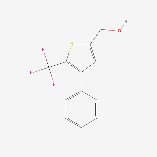 [4-phenyl-5-(trifluoromethyl)thiophen-2-yl]methanol (CAS: 256488-46-7) - Related Chemical Product