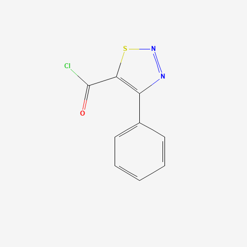4-phenylthiadiazole-5-carbonyl chloride (CAS: 683274-47-7) - Chemical Structure and Molecular Formula 