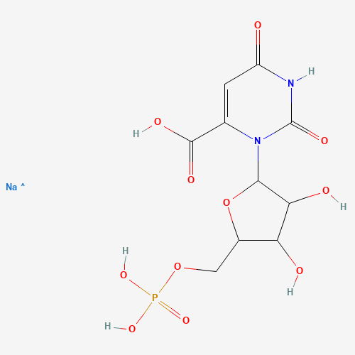 3-[3,4-dihydroxy-5-(phosphonooxymethyl)oxolan-2-yl]-2,6-dioxopyrimidine-4-carboxylic acid;sodium (CAS: 68244-58-6) - Related Chemical Product
