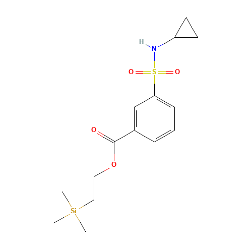 2-trimethylsilylethyl 3-(cyclopropylsulfamoyl)benzoate (CAS: 1346136-21-7) - Related Chemical Product