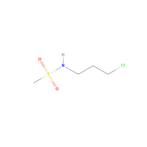 N-(3-chloropropyl)methanesulfonamide (CAS: 57590-72-4) - Chemical Structure and Molecular Formula 