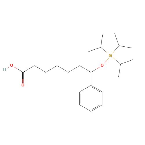 7-phenyl-7-tri(propan-2-yl)silyloxyheptanoic acid (CAS: 945414-46-0) - Related Chemical Product