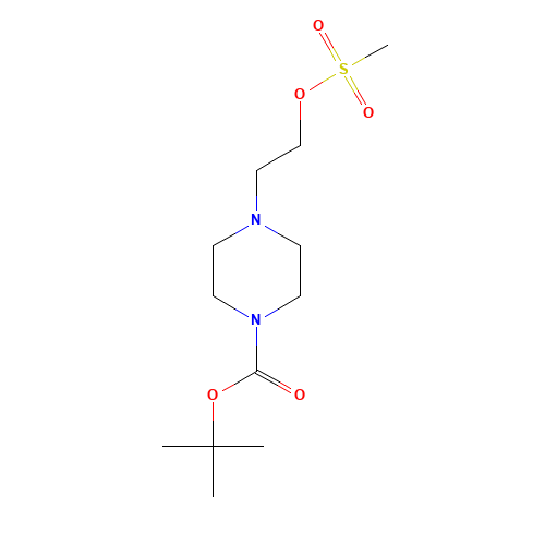 tert-butyl 4-(2-methylsulfonyloxyethyl)piperazine-1-carboxylate (CAS: 111669-18-2) - Related Chemical Product