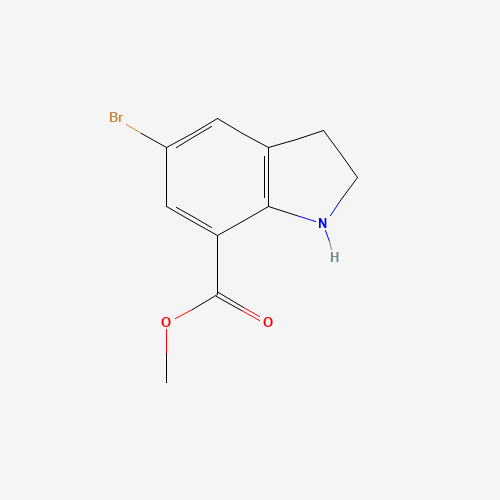 methyl 5-bromo-2,3-dihydro-1H-indole-7-carboxylate (CAS: 860624-88-0) - Related Chemical Product