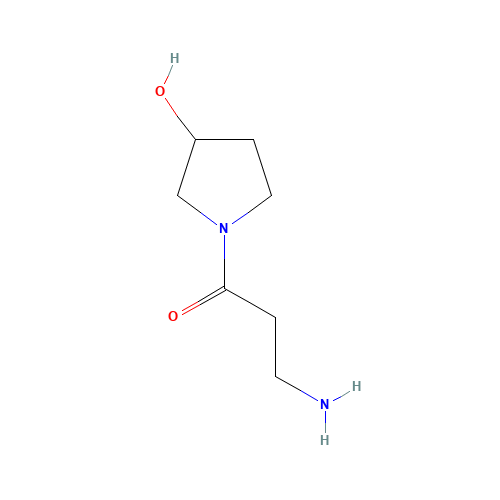 3-amino-1-(3-hydroxypyrrolidin-1-yl)propan-1-one (CAS: 1220181-17-8) - Related Chemical Product